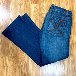 7 For All Mankind jeans with crystals
